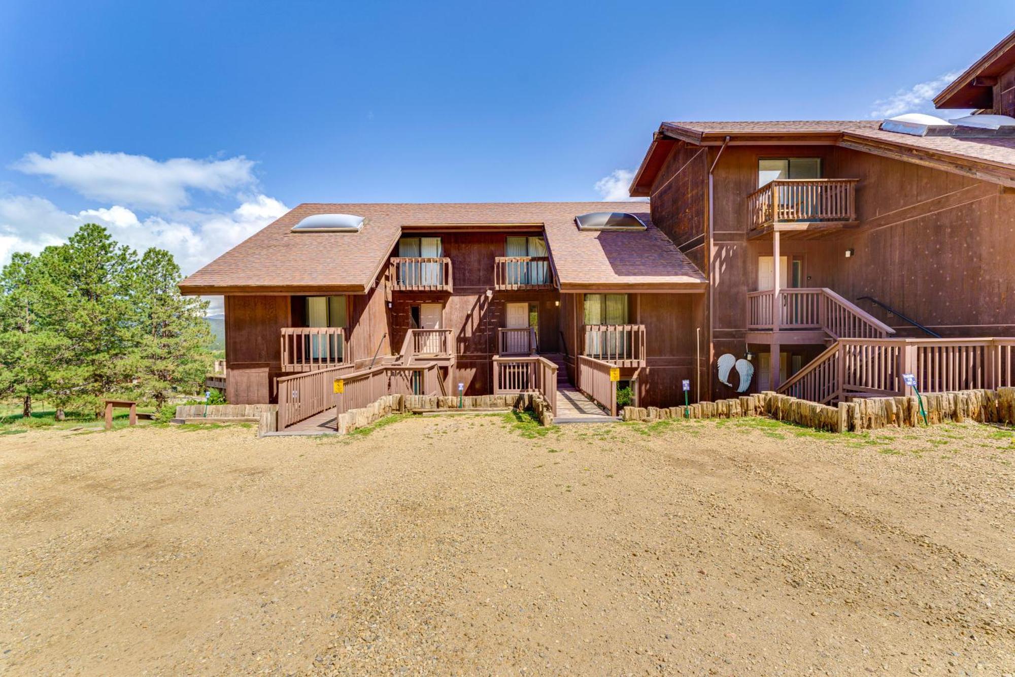 Angel Fire Mountain Condo Steps To Ski Resort! מראה חיצוני תמונה
